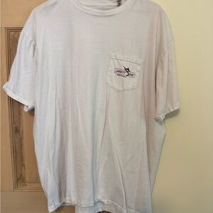 Casual White Tee with Pocket